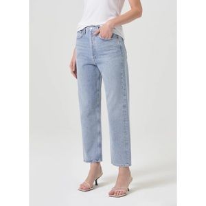 Agolde 90's Crop Mid Rise Straight Jeans in Replica Size 26